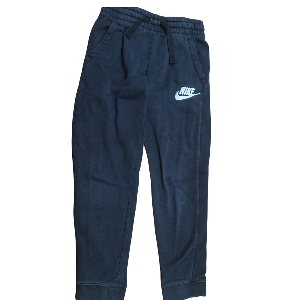 Nike Kids Sportswear Club Fleece‎ Joggers Black Sweatpants Size Small S 8-10